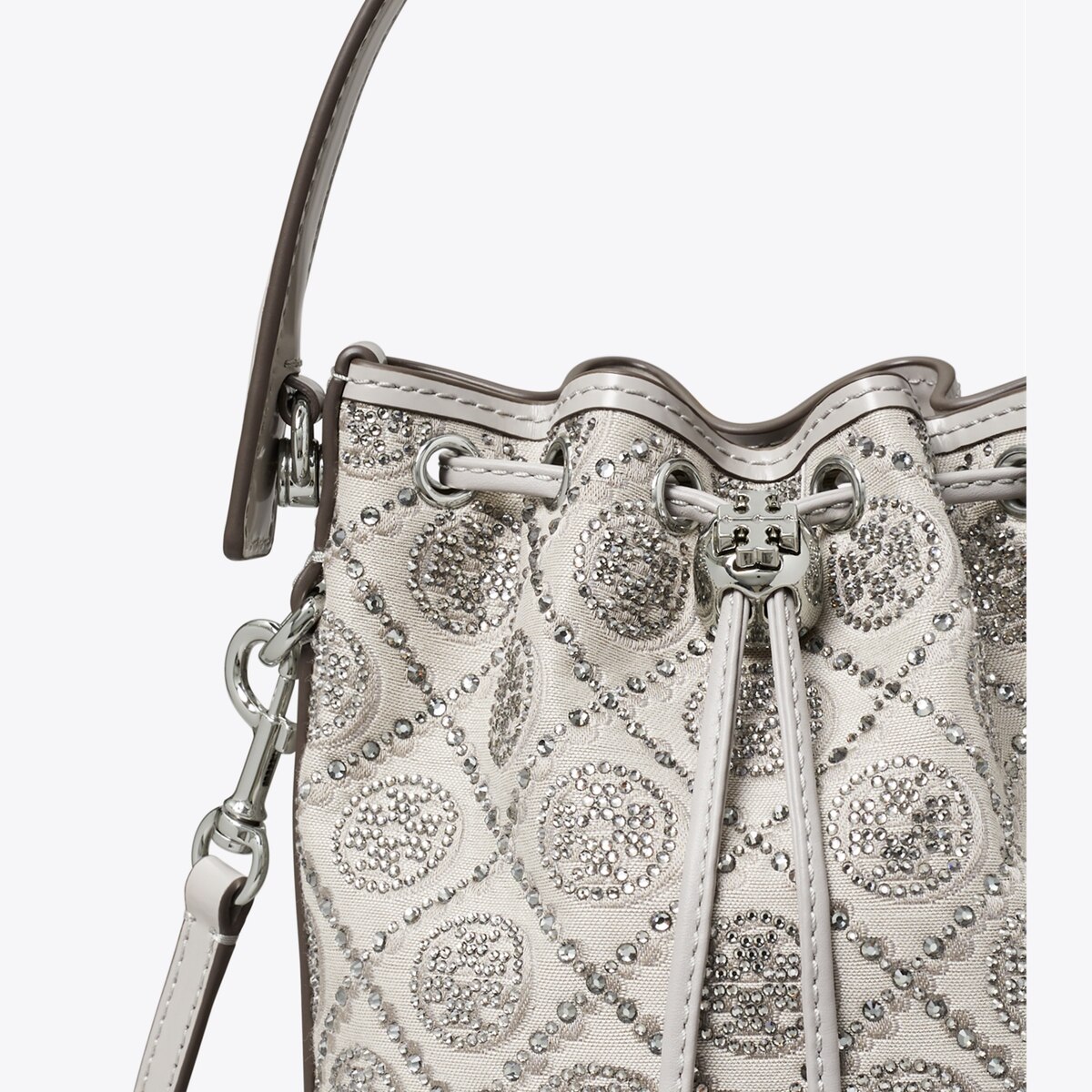 Leather bucket shoulder shop bag