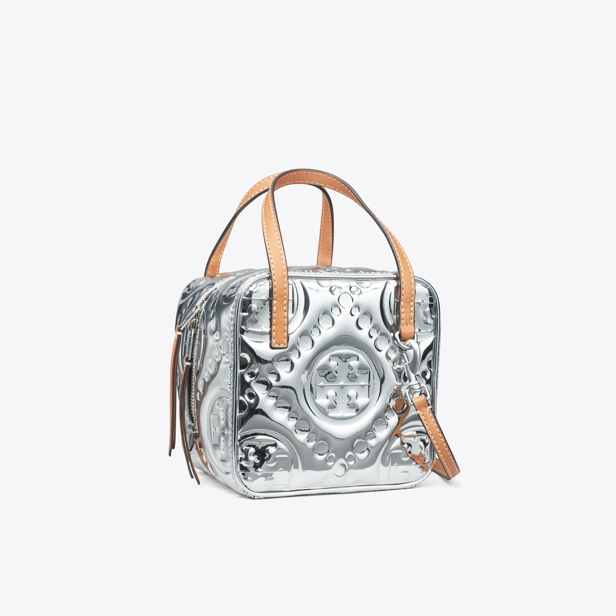 Tory Burch T Monogram Jacquard Cube In New Ivory