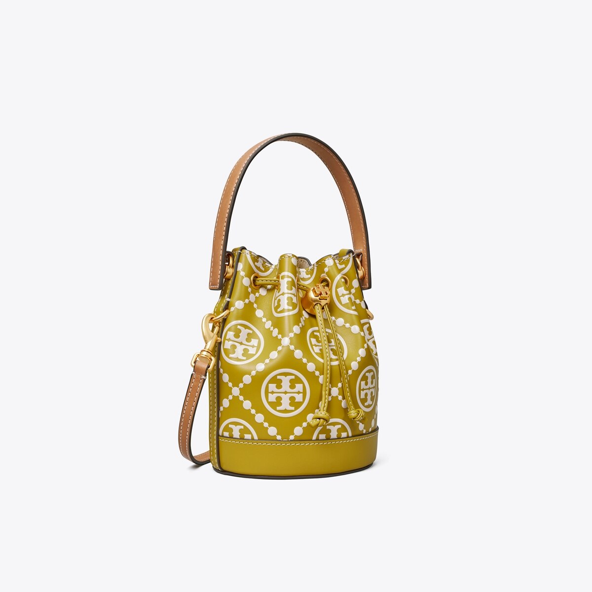 T Monogram Embossed Mini Bucket Bag : Women's Handbags | Crossbody Bags | Tory  Burch EU