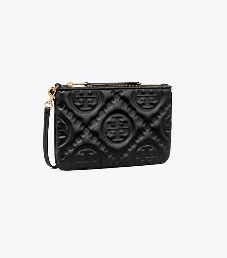 T Monogram Embossed Pouch: Women's Designer | Tory Burch