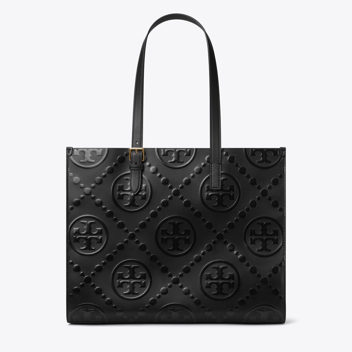 Tory Burch Gray and Black Tote good