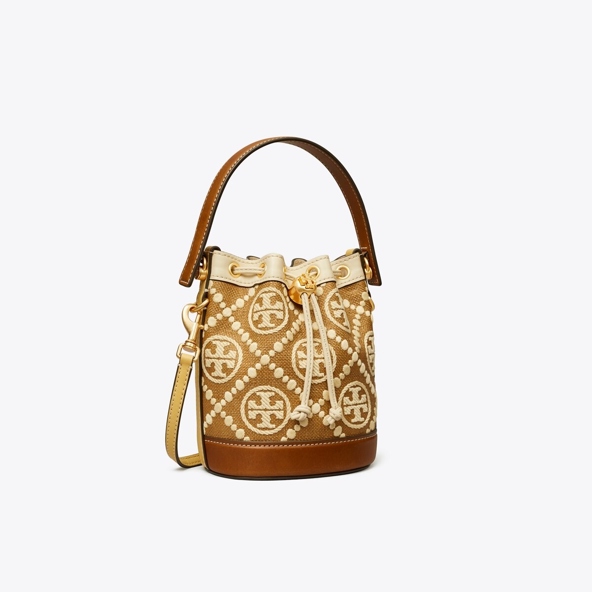 TORY BURCH Tモノグラム ジャガード　エンブロイダリー　バゲット