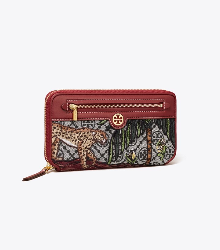 tory burch embroidered wallet