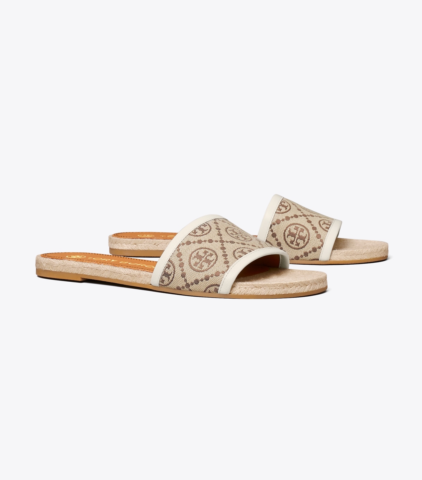 T Monogram Espadrille Slide