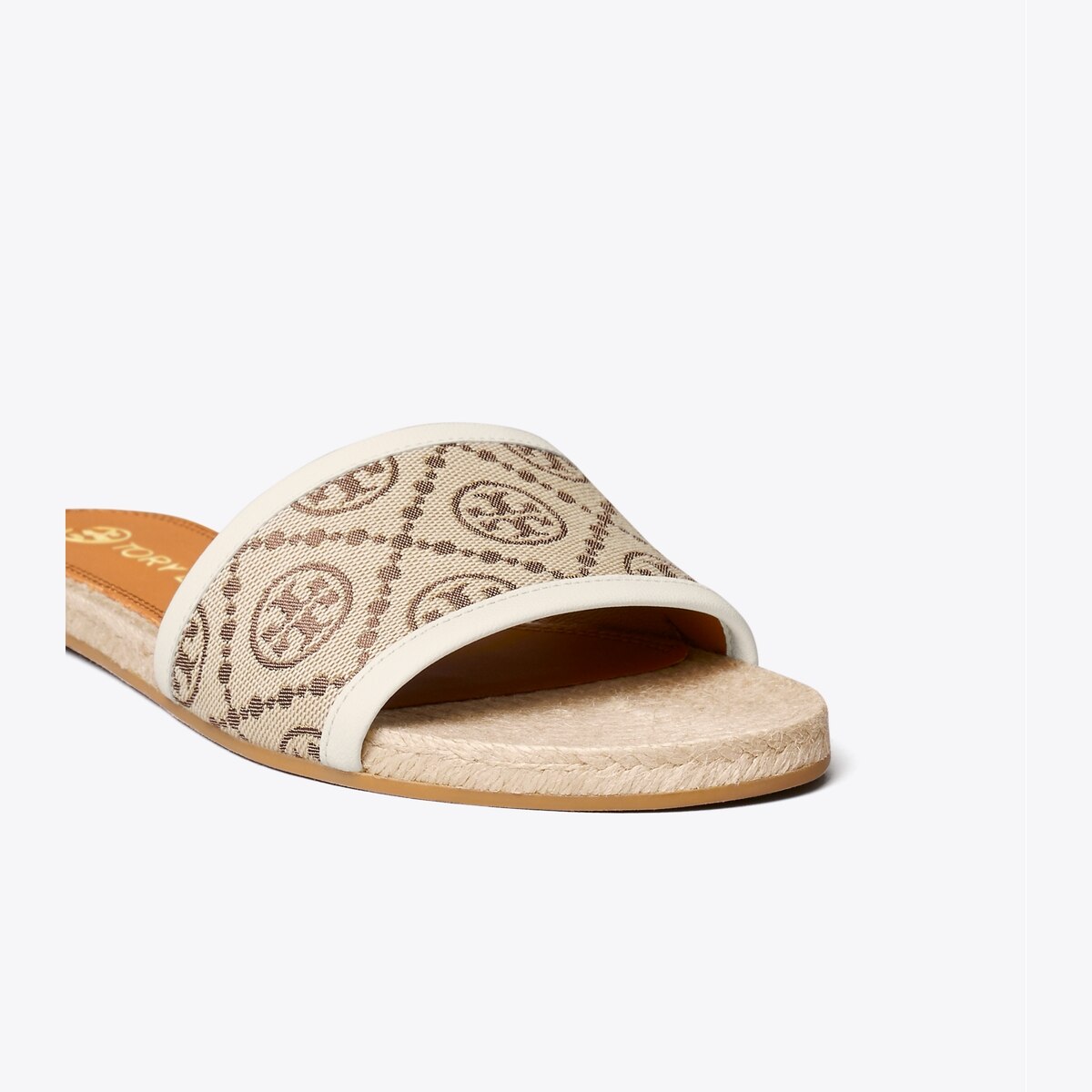 国内発☆Tory Burch T MONOGRAM ESPADRILLE SLIDE T Monogram Espadrille Slide: Women's Designer Espadrilles