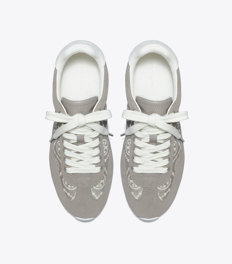 Tory Burch designer スニーカー Tモノグラム フィールド スニーカー in GRAY TMONO / FOG GRAY / BROWN additional