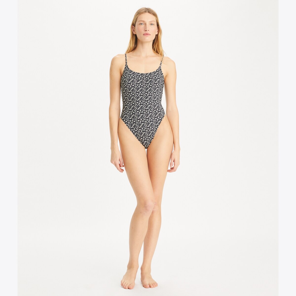 ワンピース水着 Tory Burch \"GEMINI LINK\" ONE-PIECE SWIMSUIT (167512 113) Gemini Link Swimsuit: Women's Designer One Pieces | Tory Burch