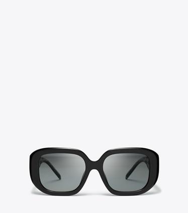 Amazon | Tory Burch TY7095 サングラス 160113-54 - ブラック