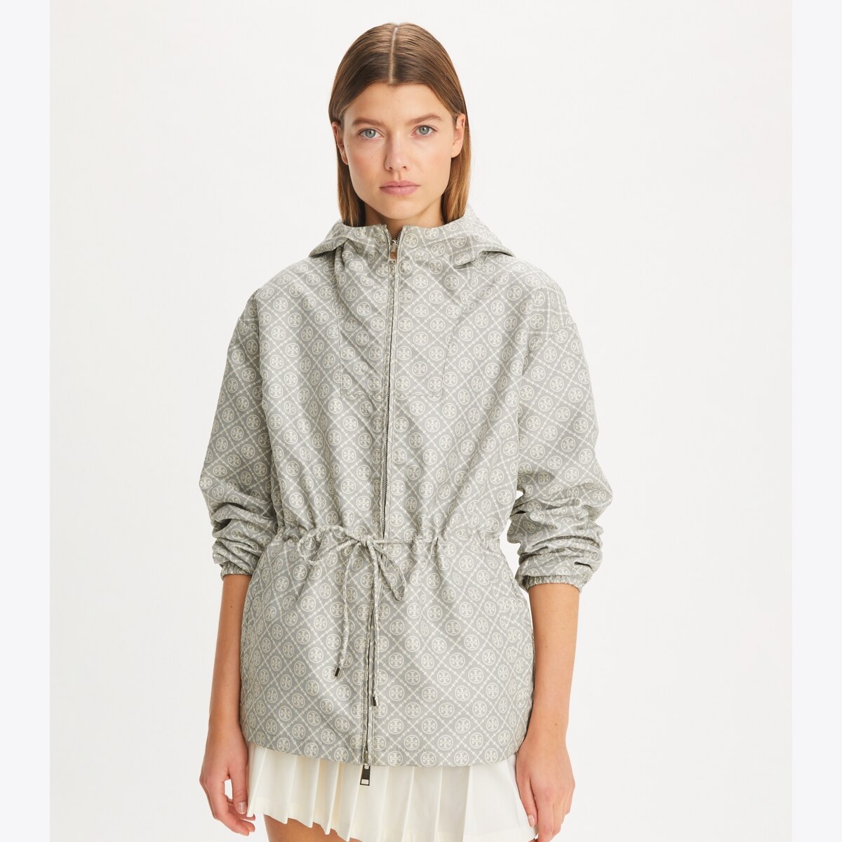 T Monogram Jacquard Anorak: Women's Designer Jackets | Tory