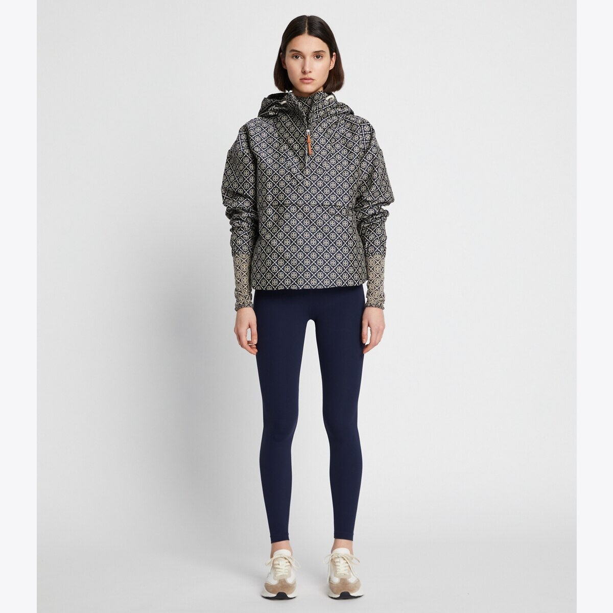 T Monogram Jacquard Anorak: Women's Clothing | Jackets