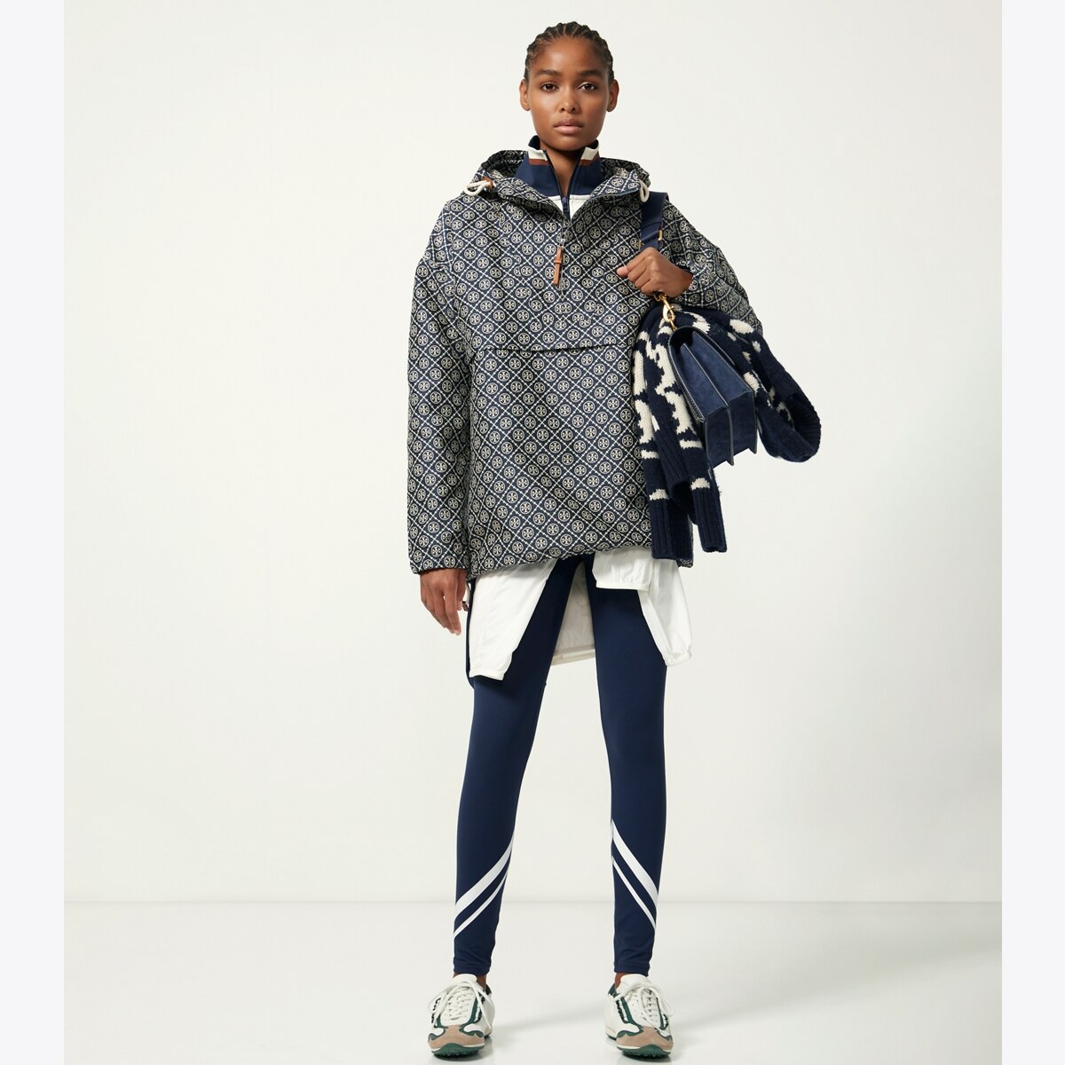 【TORY SPORT】T MONOGRAM JACQUARD JACKET T Monogram Jacquard Jacket: Women's Clothing | Jackets