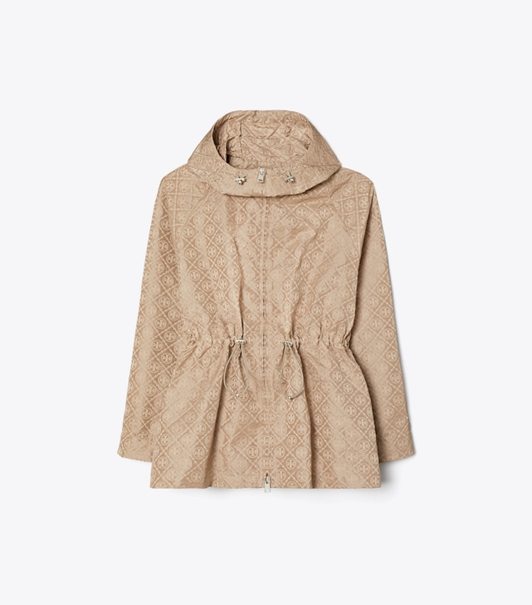 T Monogram Jacquard Cinched Jacket by Tory Burch