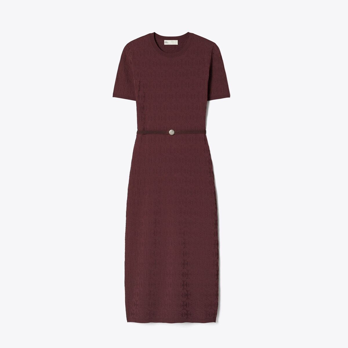 T MONOGRAM JACQUARD DRESS