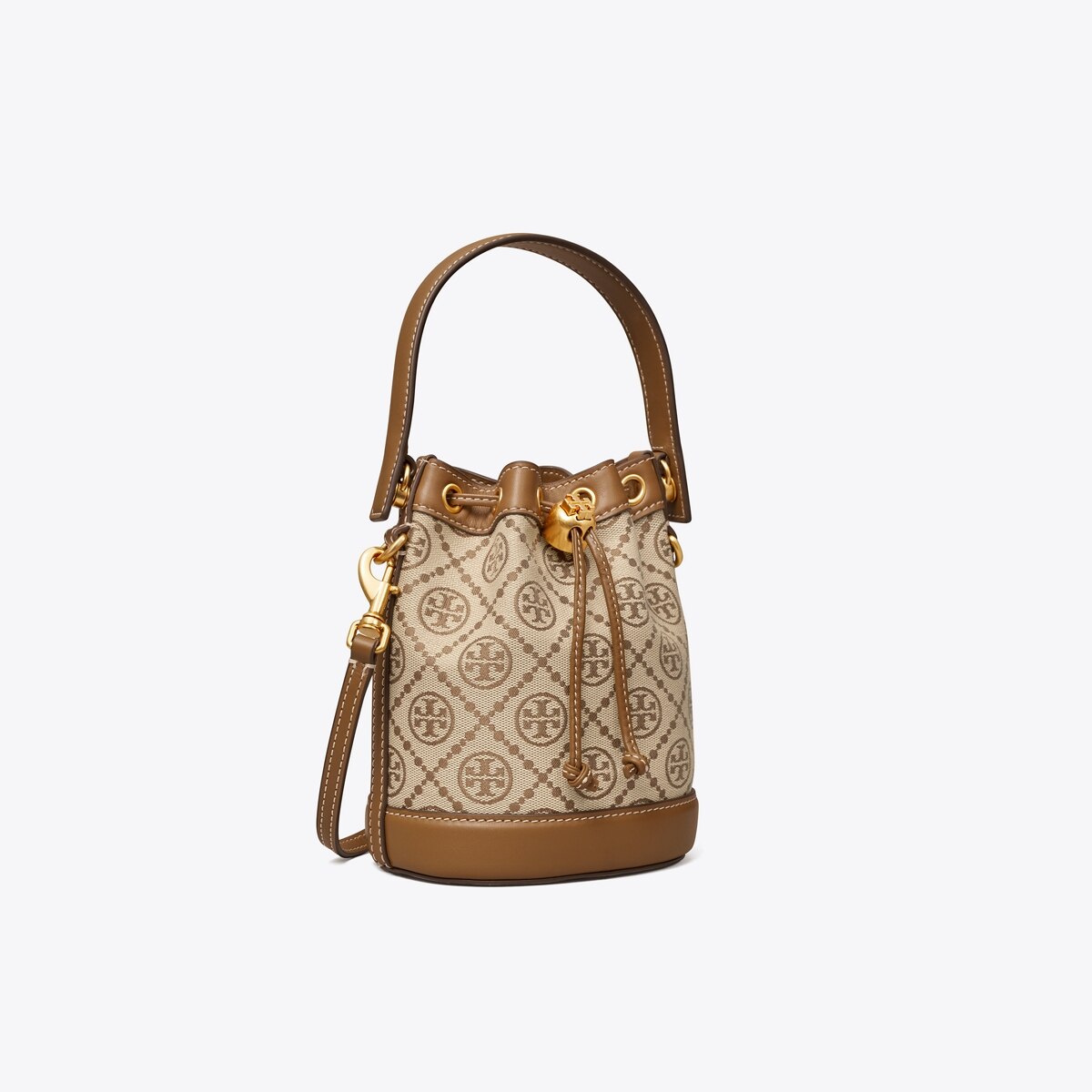 T Monogram Jacquard Mini Bucket Bag: Women's Designer Crossbody Bags ...