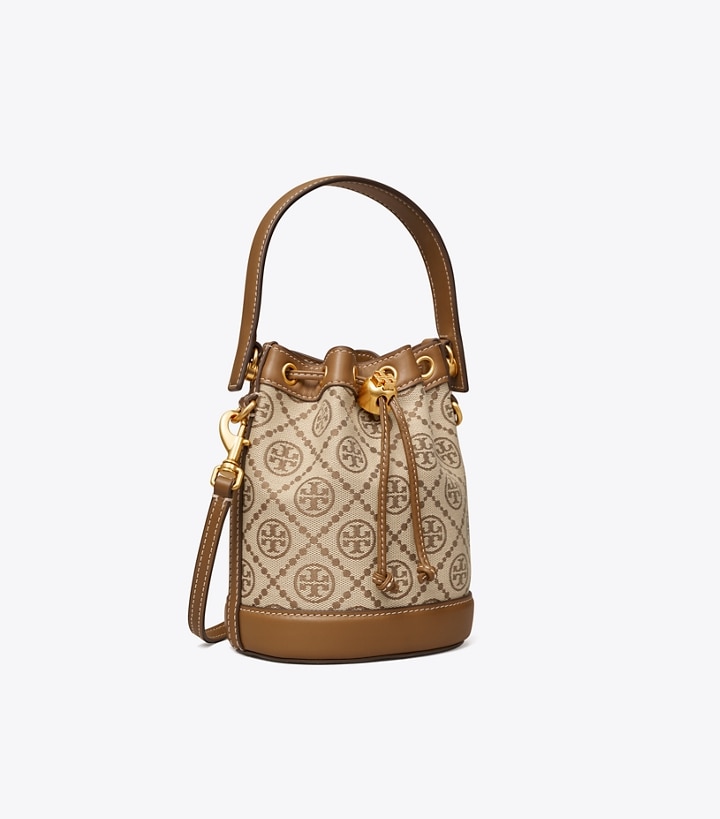 T Monogram Jacquard Mini Bucket Bag: Women's Handbags | Crossbody Bags | Tory  Burch UK