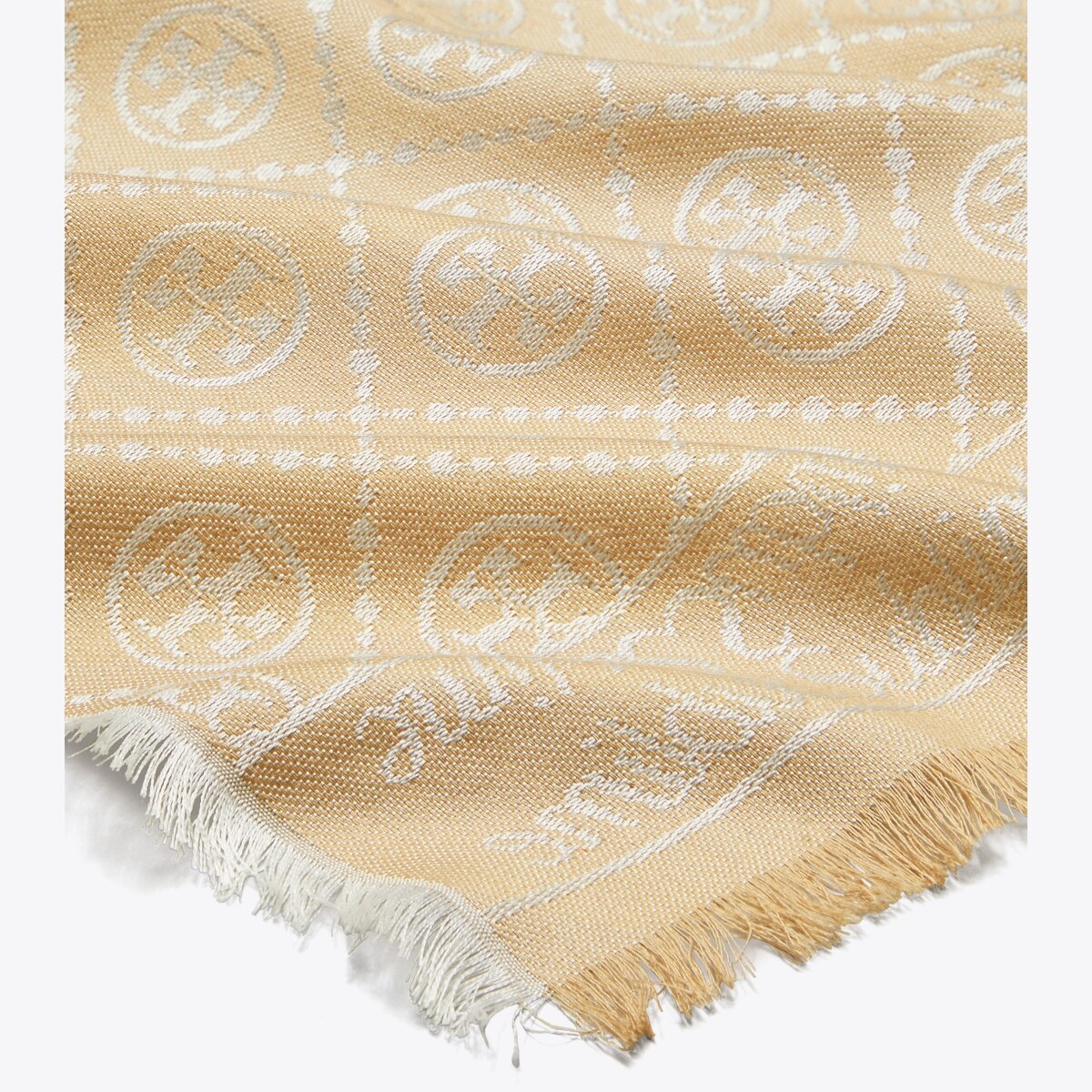 T Monogram Jacquard Oblong Scarf: Women