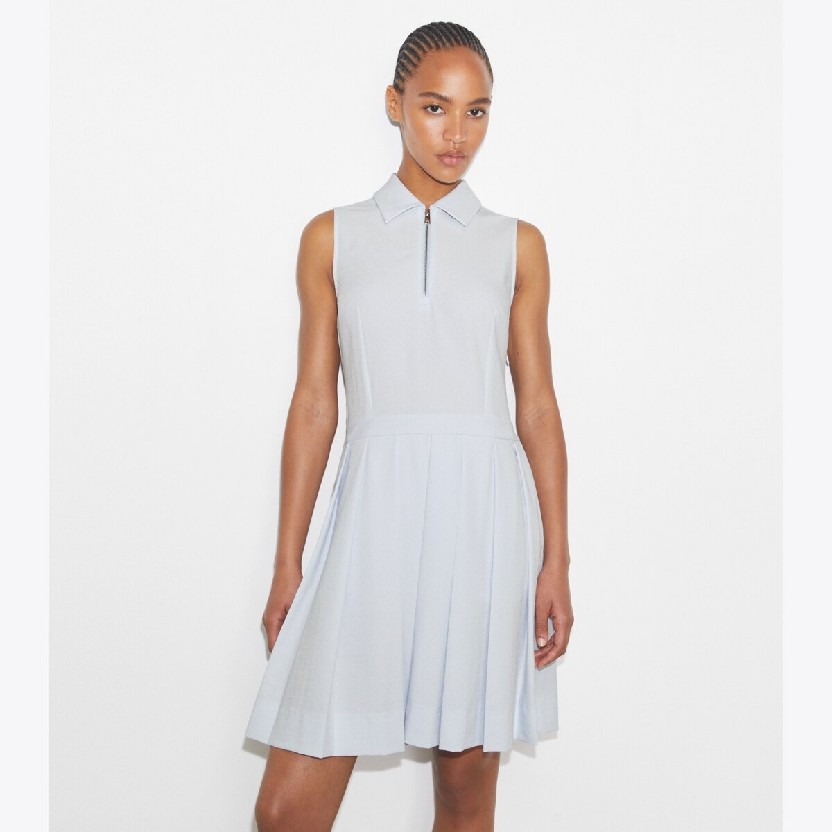 T Monogram Jacquard Pleated Golf Dress: Women's Designer