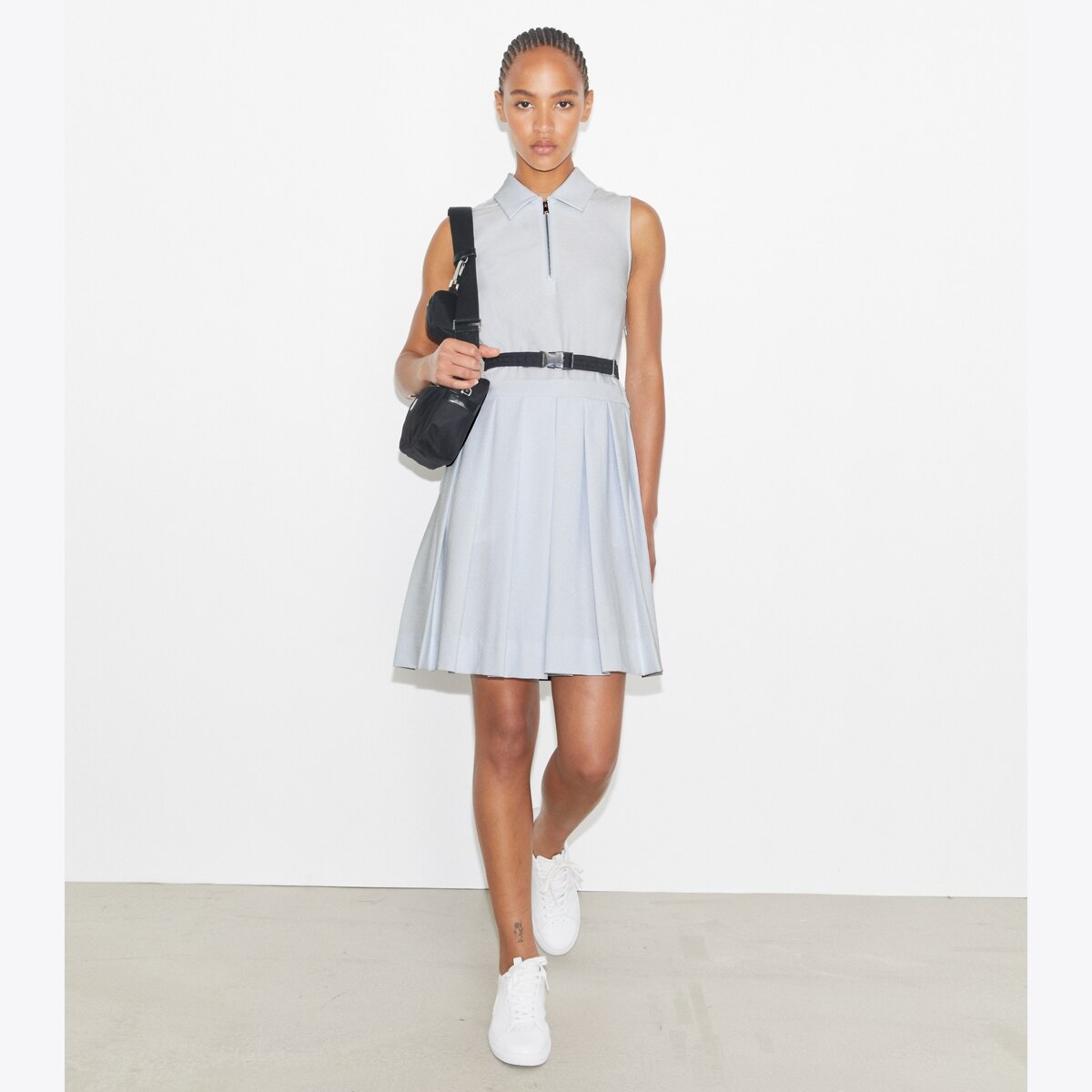 tory burch pleated golf dress T Monogram Jacquard Pleated Golf Dress: Women's Designer Dresses