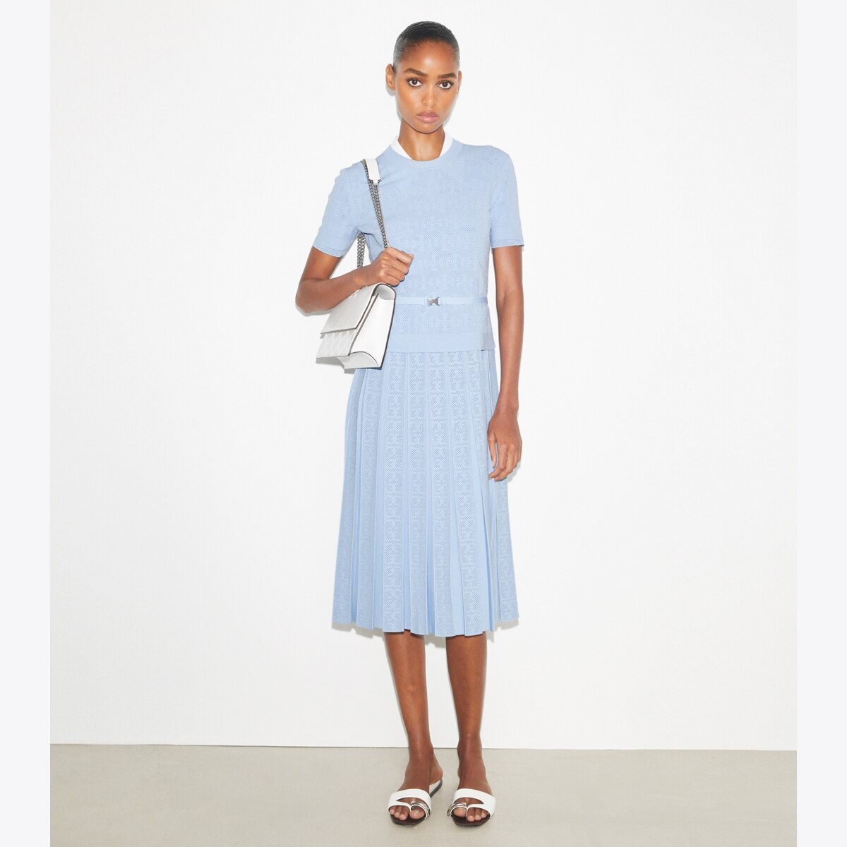 T Monogram Jacquard Sweater: Women's Designer Sweaters T Monogram Jacquard Sweater: Women's Designer Sweaters