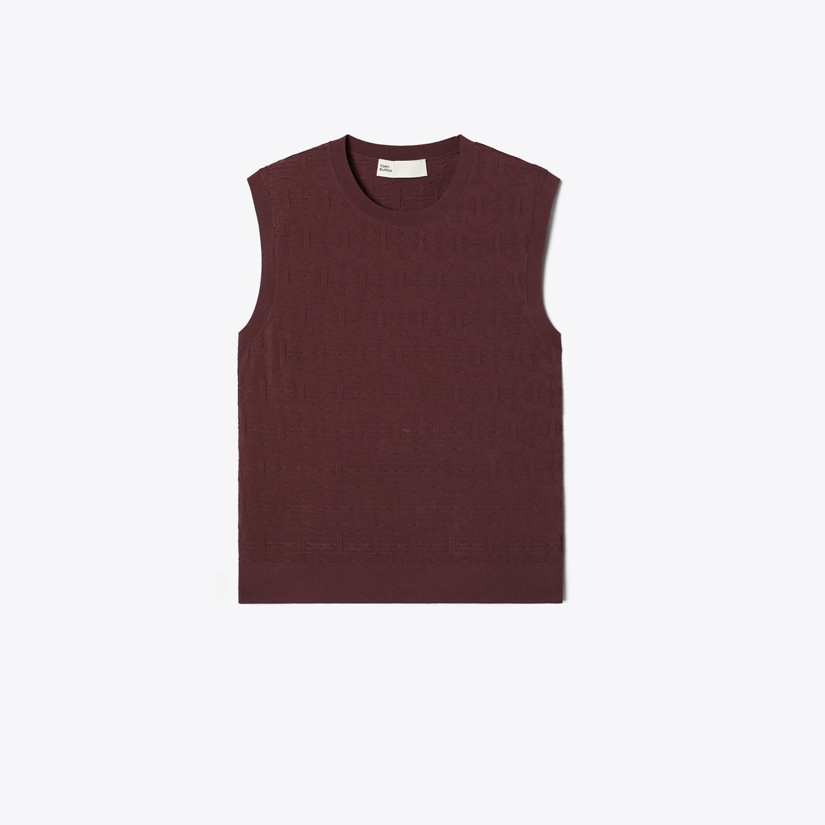 T MONOGRAM JACQUARD TANK