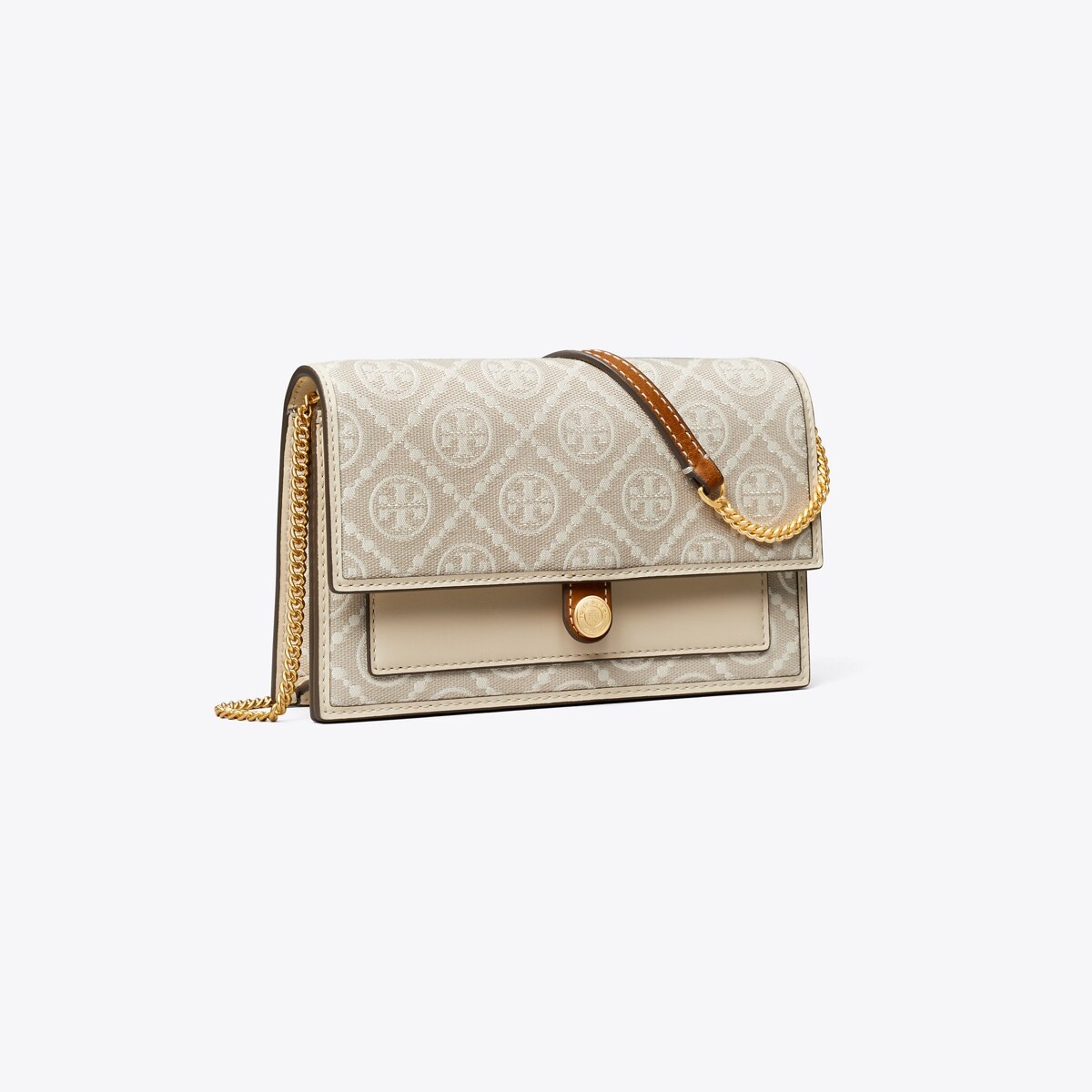 T Monogram Jacquard Wallet Crossbody: Women's Designer Mini Bags | Tory  Burch