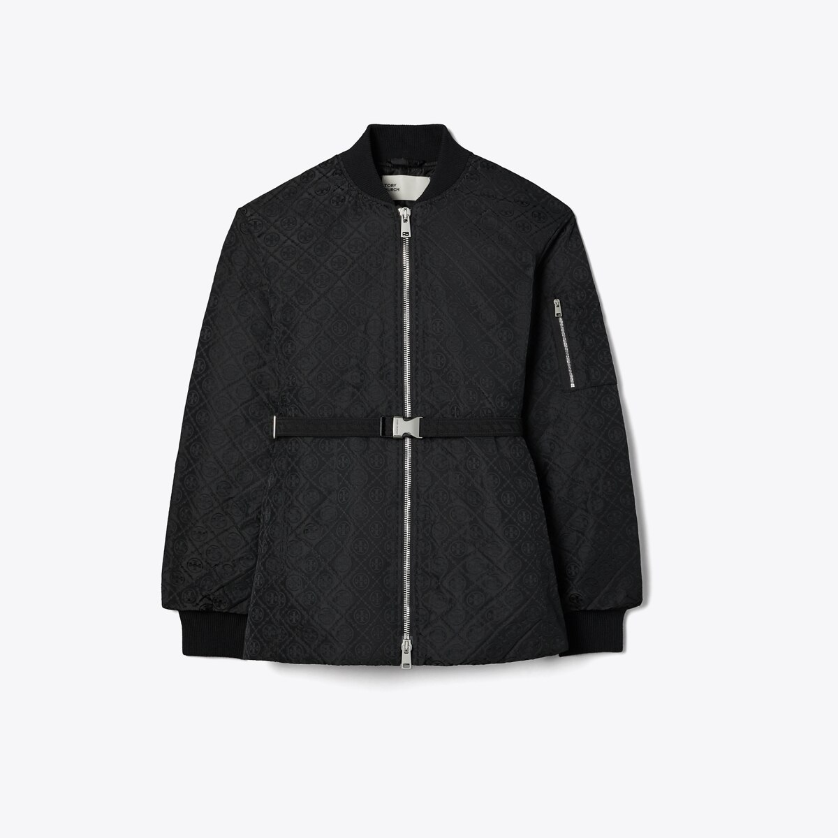 Tory Burch 黒 レザー フリルジャケット Tory Burch 黒 レザー フリルジャケット Tory Burch 黒 レザー フリル