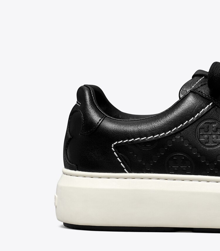 Tory Burch designer sneakers T Monogram Ladybug Sneaker in PERFECT BLACK / PERFECT BLACK detail