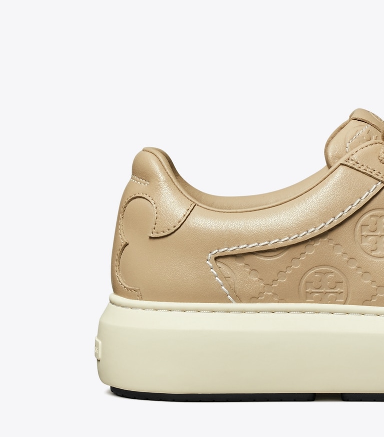 Tory Burch designer sneakers T Monogram Ladybug Sneaker in FRESH CLAY / FRESH CLAY / FRESH CLAY angle