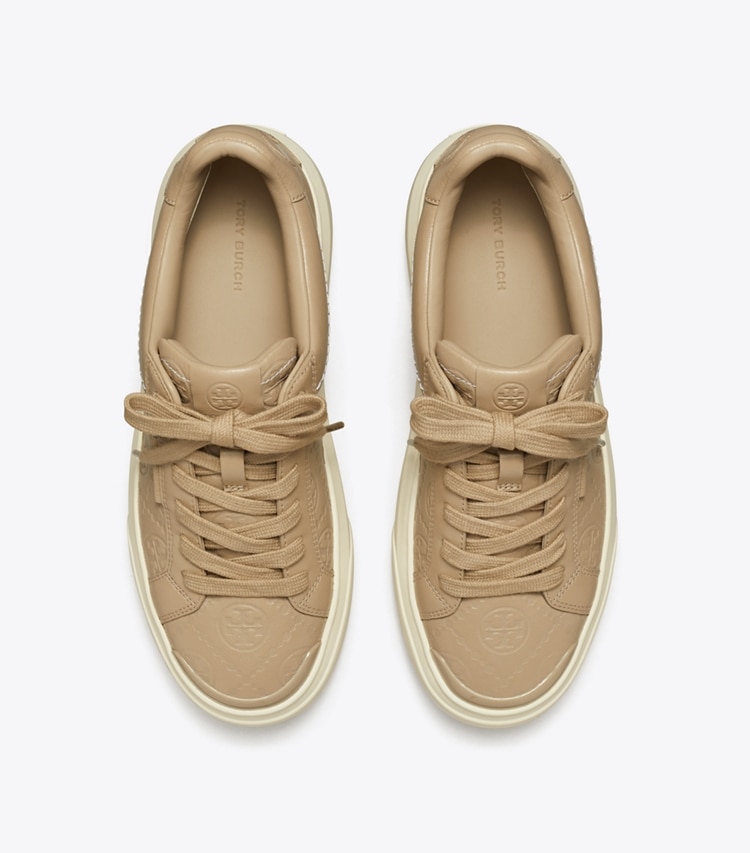 Tory Burch designer sneakers T Monogram Ladybug Sneaker in FRESH CLAY / FRESH CLAY / FRESH CLAY overhead