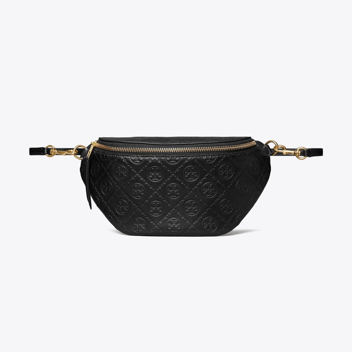 Tory Burch T-Logo Clip Leather Belt in XS/S Tory Burch Britten 1 main image 2