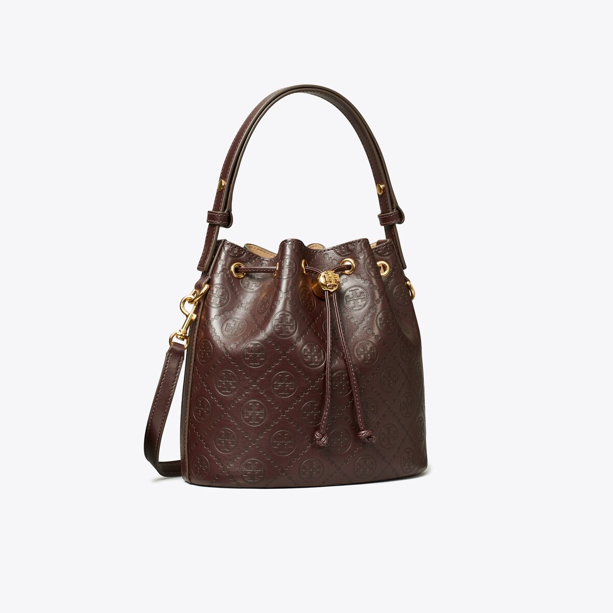 ハンドバッグ Tory Burch 170417 405 Handbags monogram bucket in printed Tory Burch T Monogram bucket bag for Women - Printed in UAE