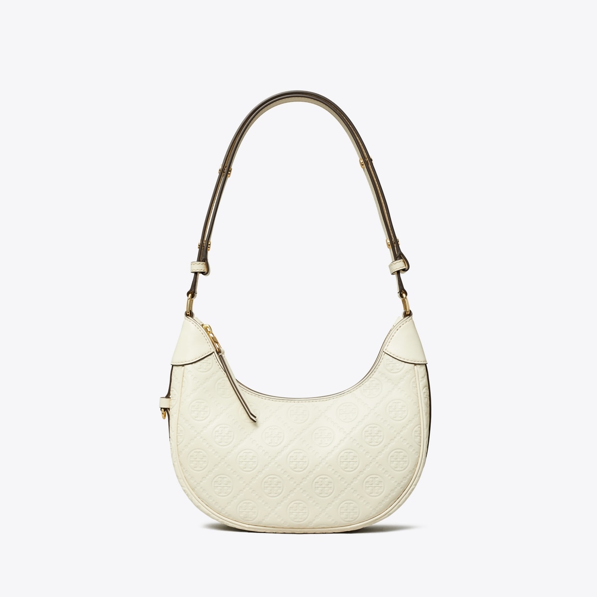 ファッション雑貨・小物その他 T Monogram Crescent Bag T Monogram Leather Crescent Bag: Women's Designer Shoulder