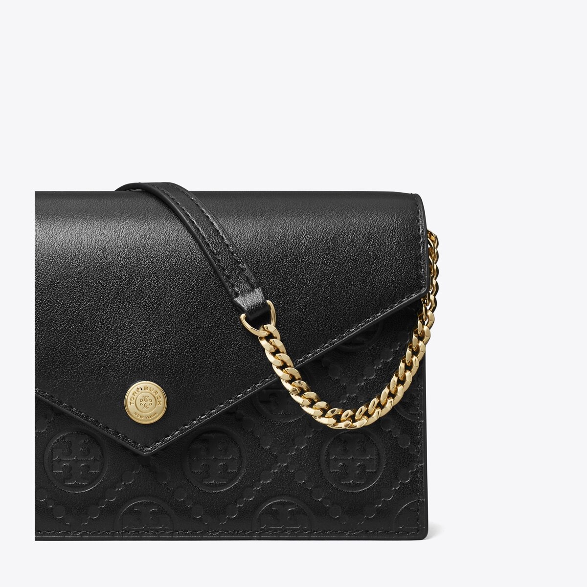 ショルダーバッグ・ポシェット Tory Burch Borsa T-Monogram Envelope Chain Wallet t-monogram-leather-envelope-