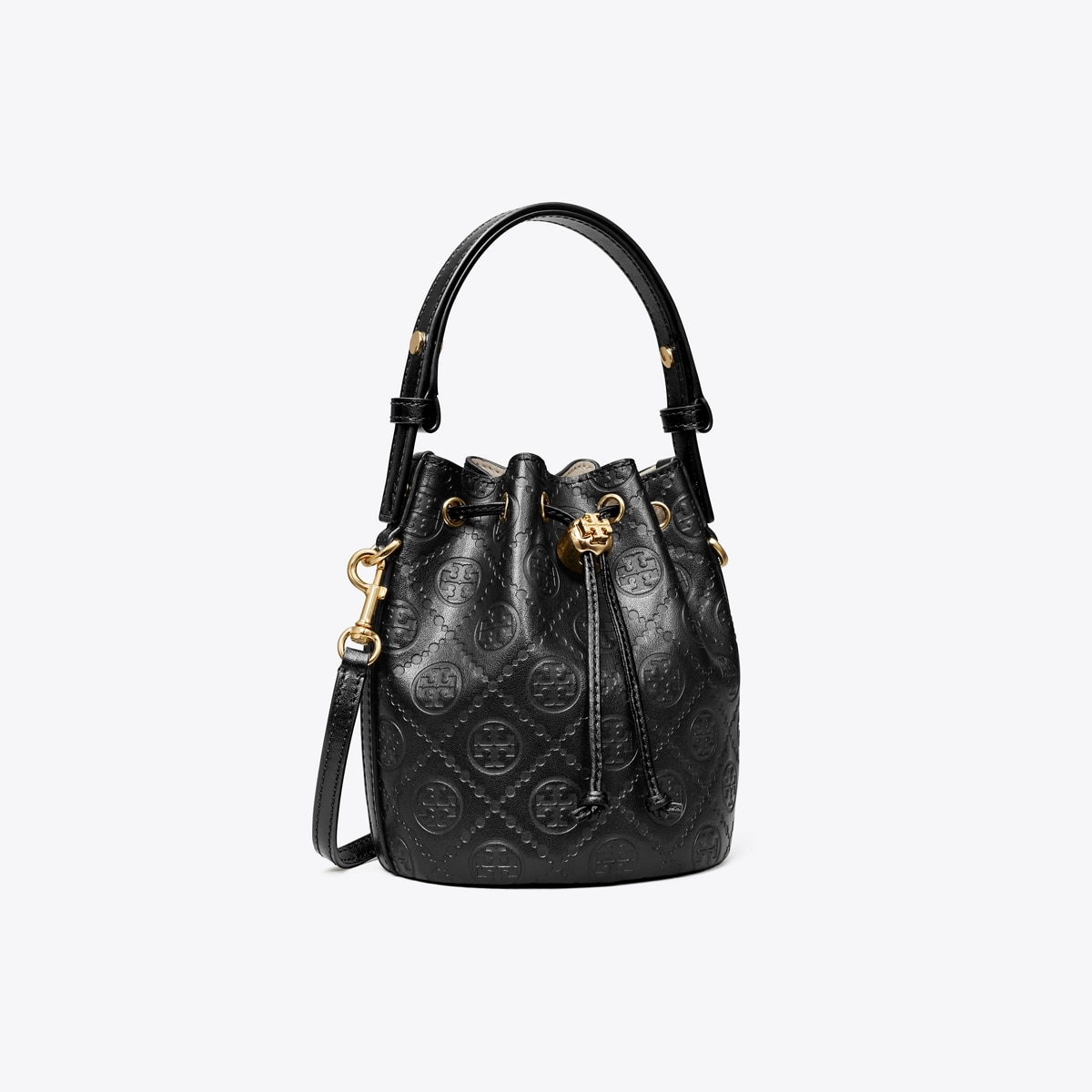 Tory Burch Mini Robinson online Bucket Bag Black