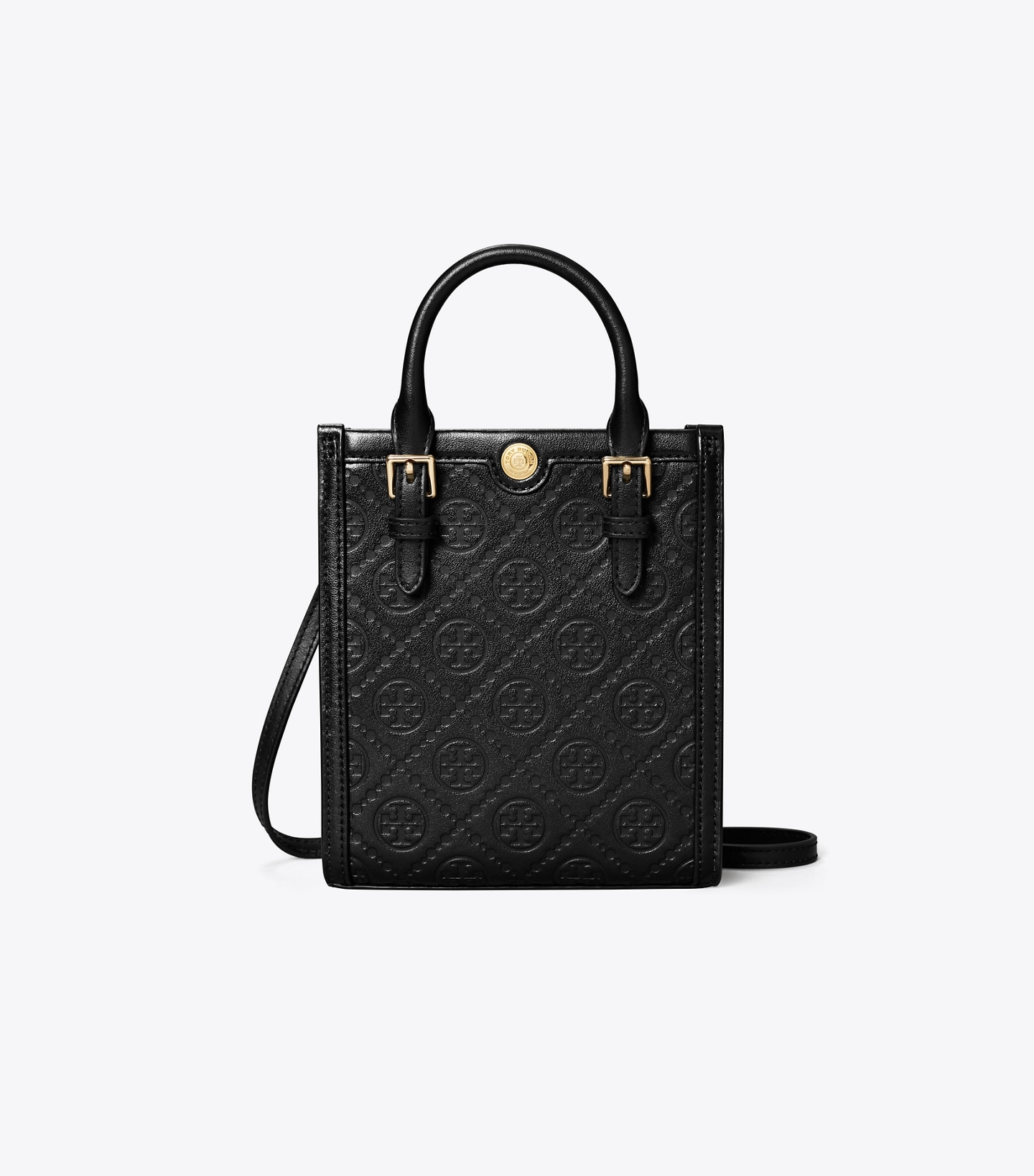 T Monogram Leather Mini Tote