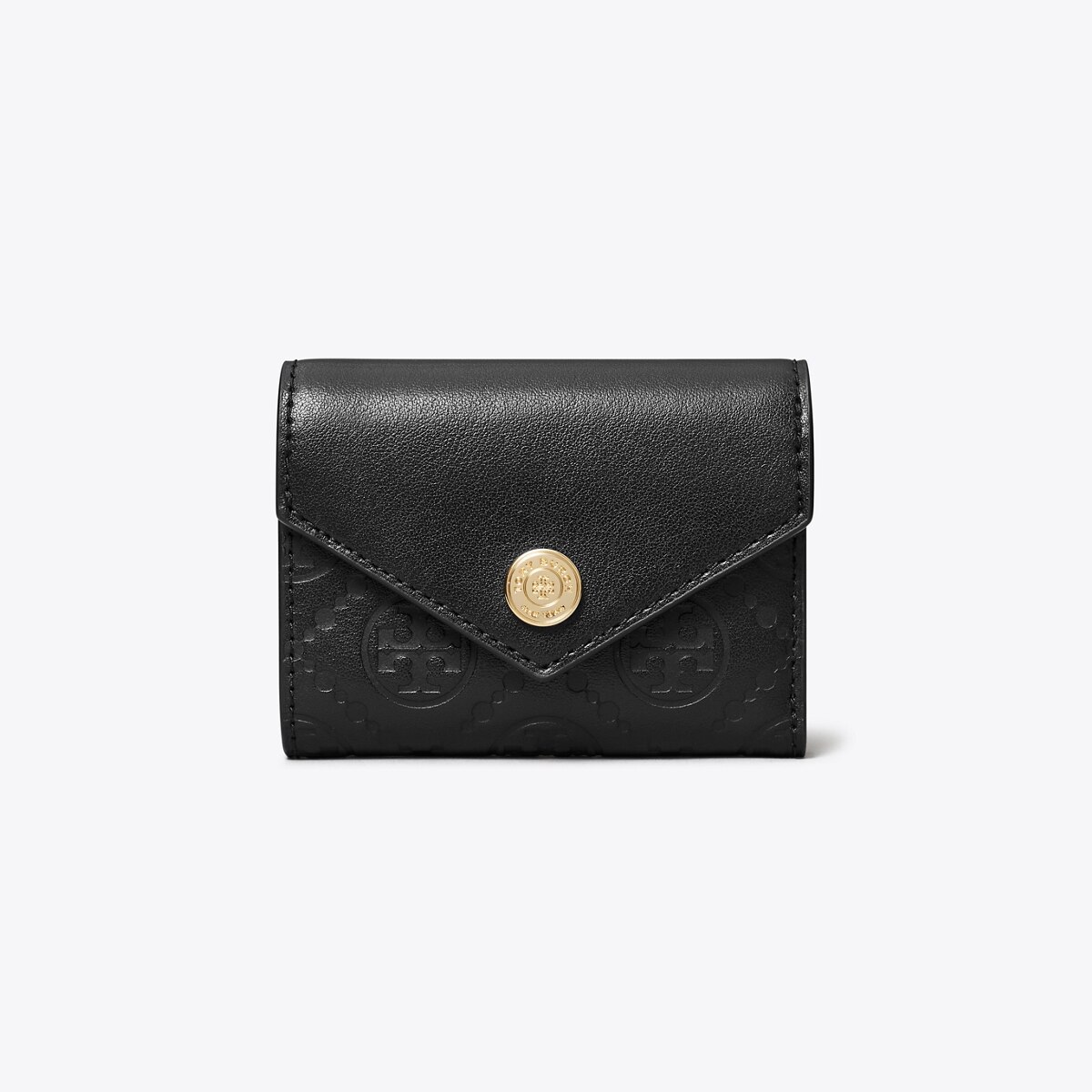 【Tory Burch】T Monogram Small Envelope Wallet ◆国内発送◆ T Monogram Printed Leather Small Envelope Wallet: Women's