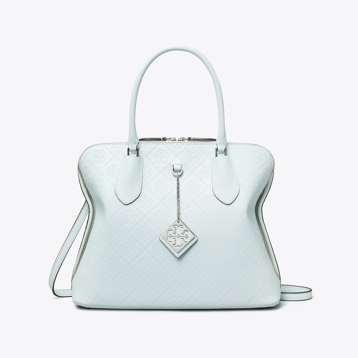 T Monogram Leather Swing Satchel: Women's Designer Satchels