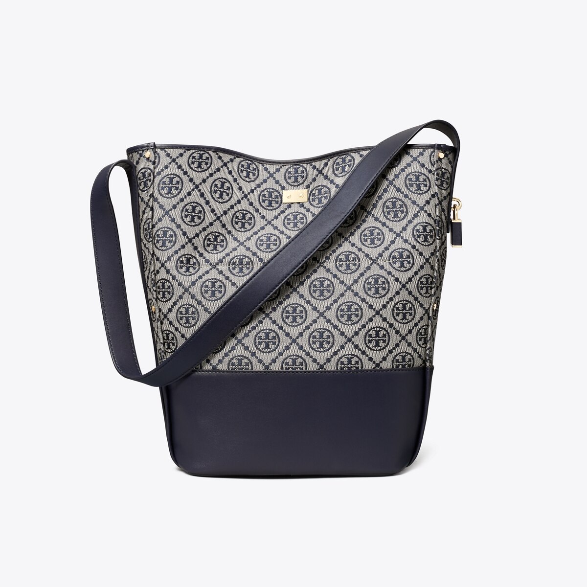 T Monogram Lock Slim Bucket Bag: Women's Designer Shoulder Bags