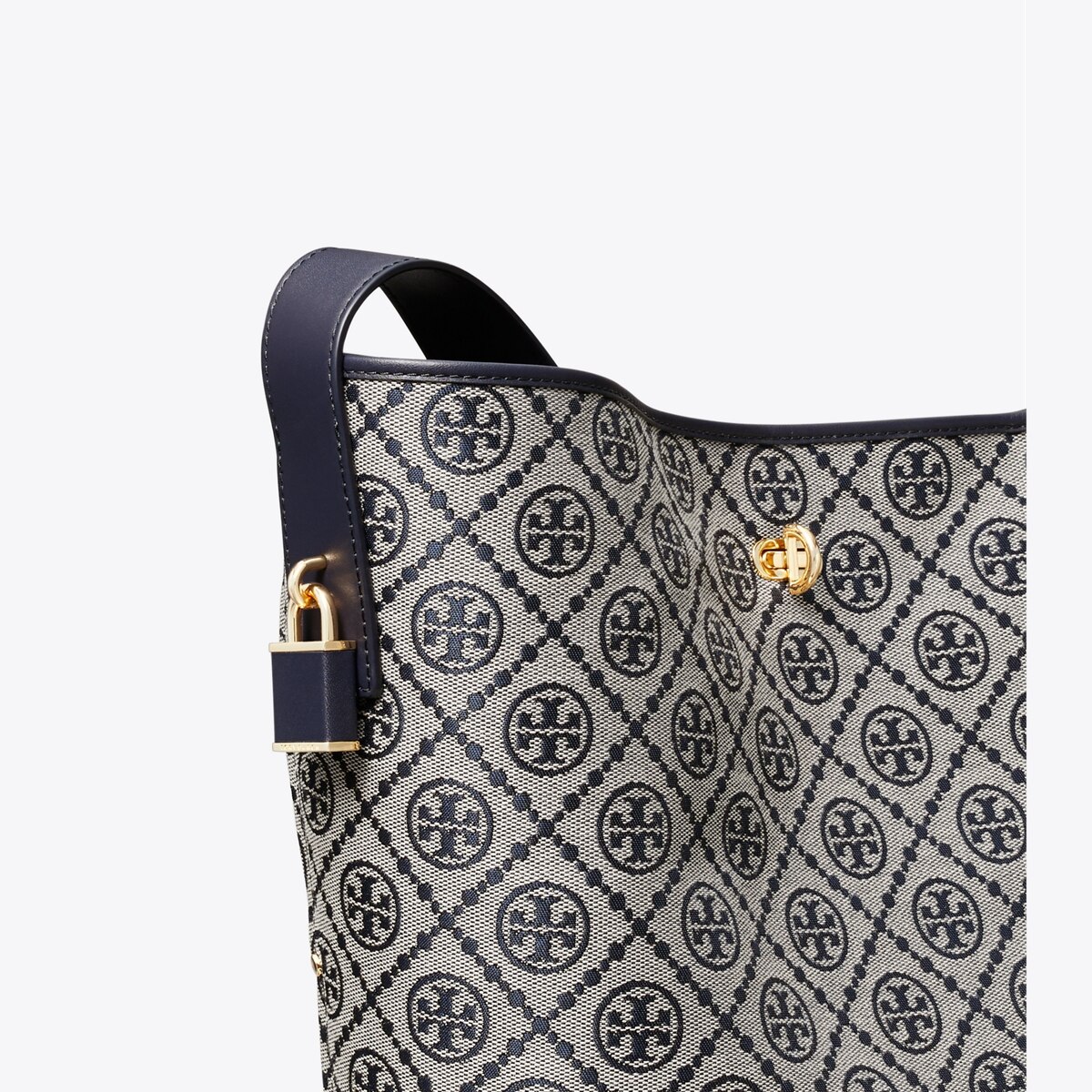 T Monogram Lock Slim Bucket Bag: Women's Designer Shoulder Bags