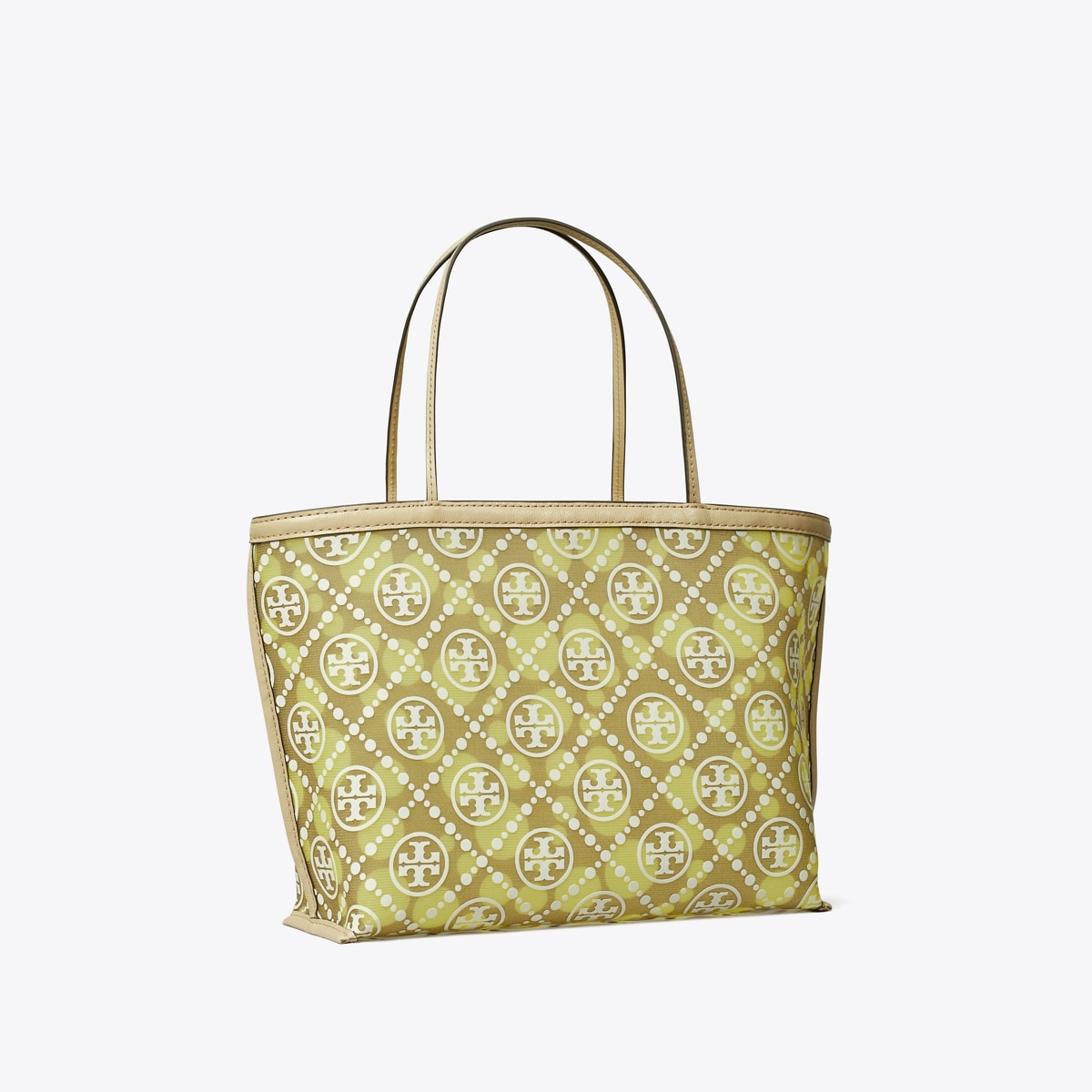 t-monogram-mesh-dot-tote-angle