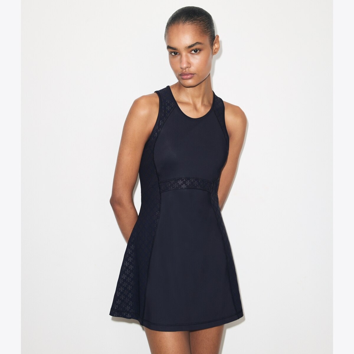 T MONOGRAM MESH TANK DRESS - thumbnail 2