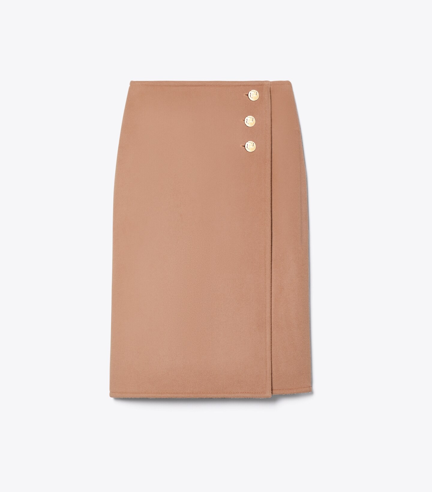 T Monogram Midi Wrap Skirt