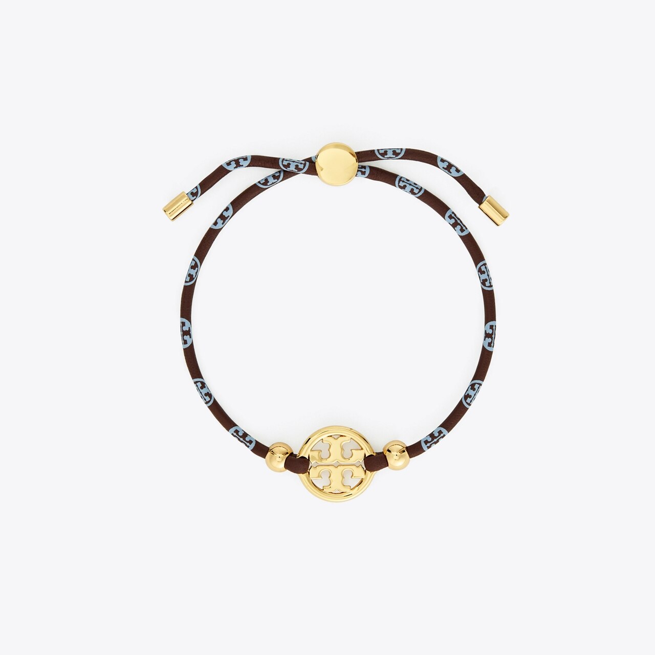 Tory Burch Eleanor Leather Bracelet Tory Gold Cuoio