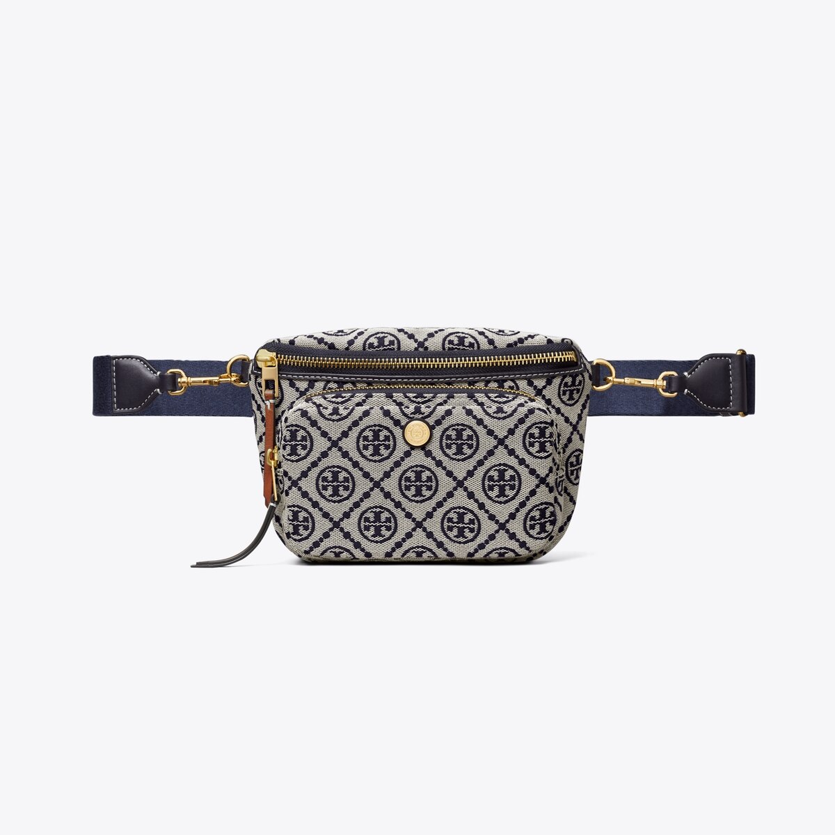 Tory Burch women\'s T Monogram  Jacquard Belt T Monogram Mini Belt Bag: Women main image 2