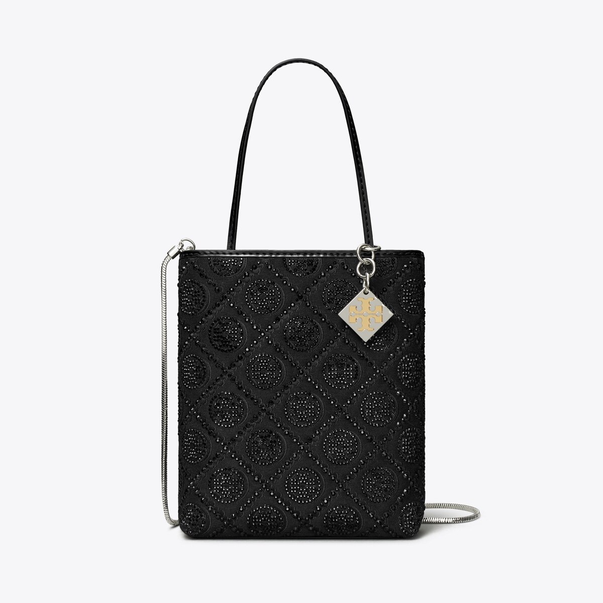 T Monogram Night Owl Embellished Mini Tote: Women's Designer