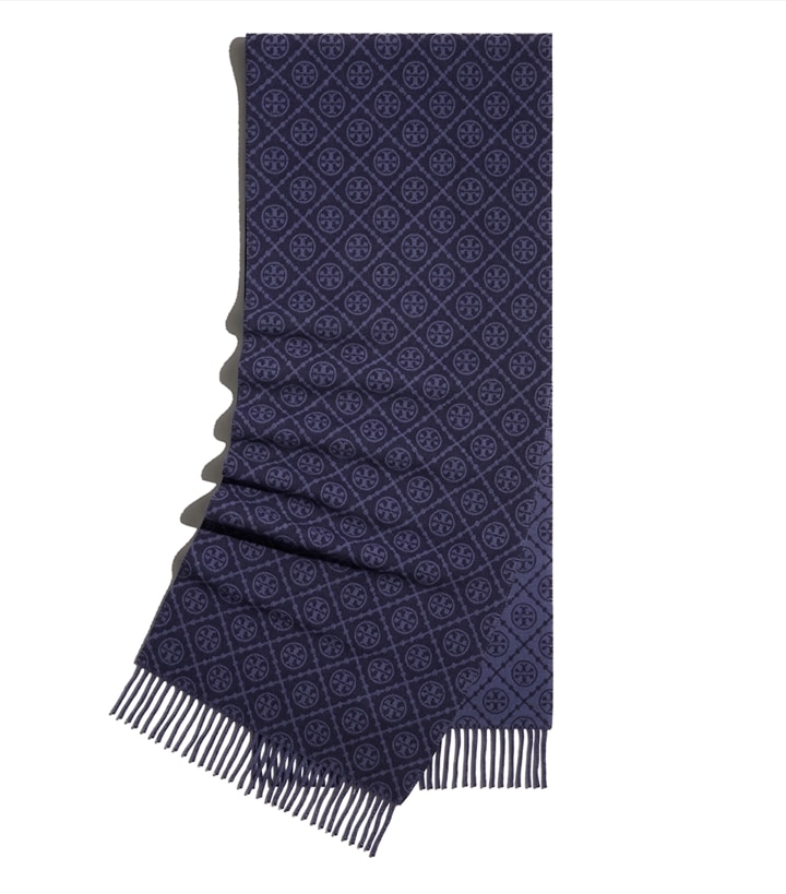 T Monogram Oblong Scarf