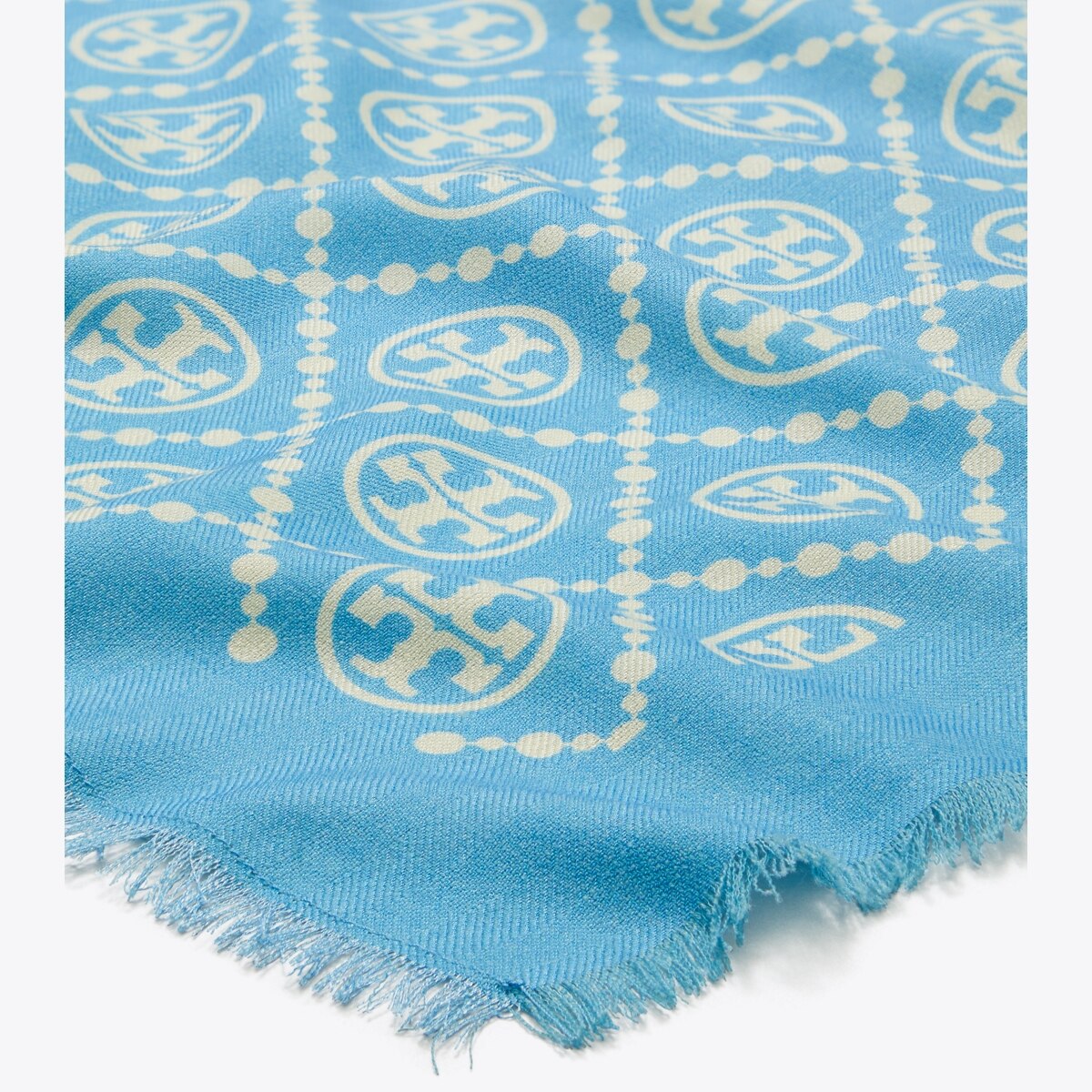 マフラー・ストール Tory Burch 167410.T Scarves T Monogram Silk Oblong Scarf: Women's Accessories | Scarves