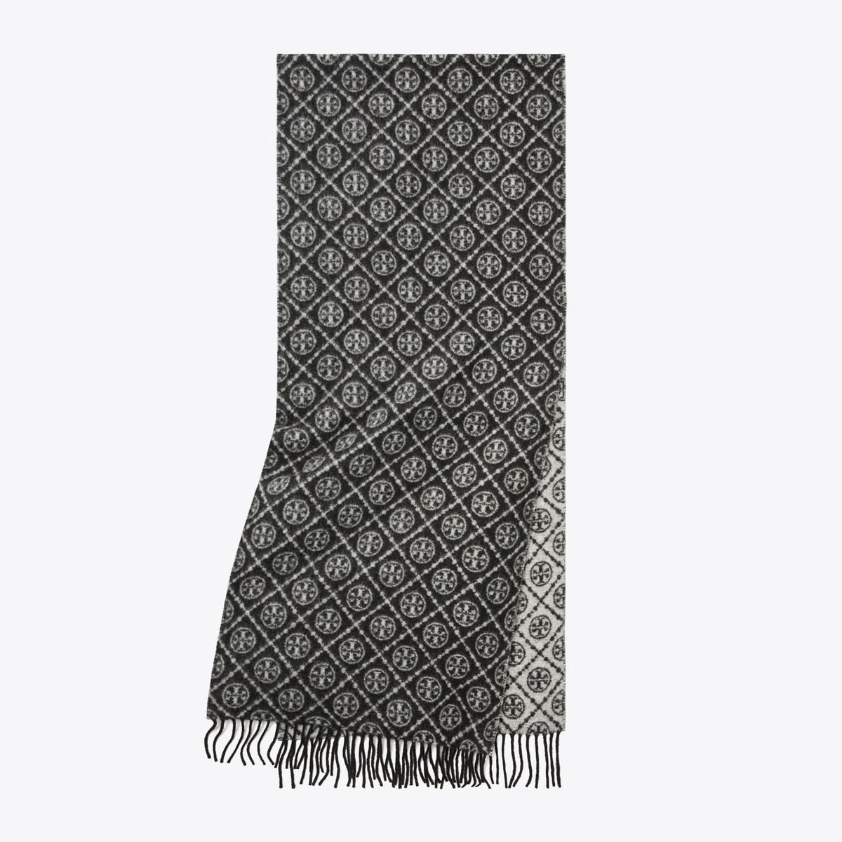 【Tory Burch】 Tモノグラム オブロングスカーフ Tモノグラム オブロングスカーフ: レディース スカーフ | Tory