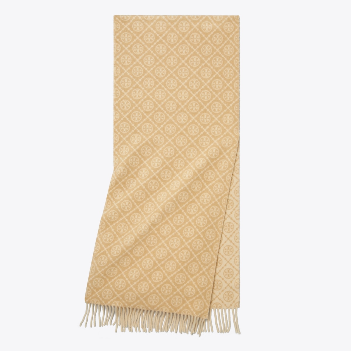 TORY BURCH｜ (T MONOGRAM OBLONG SCARF (164571-001)) T Monogram Oblong Scarf: Women's Designer Scarves | Tory Burch