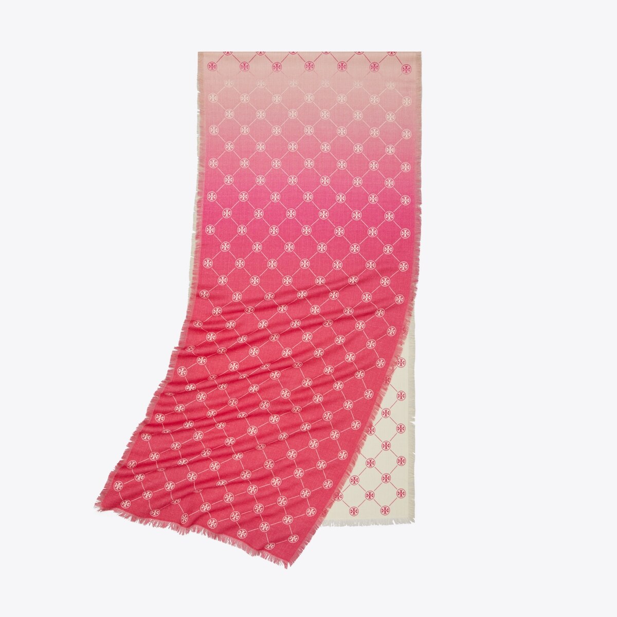 TORY BURCH｜ (T MONOGRAM OBLONG SCARF (164571-001)) T Monogram Oblong Scarf: Women's Designer Scarves | Tory Burch